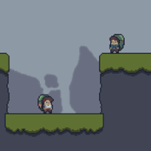 Mountain platformer tileset Image