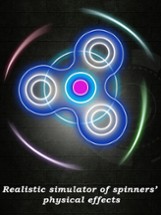 Neon Fidget Spinner Simulator Image