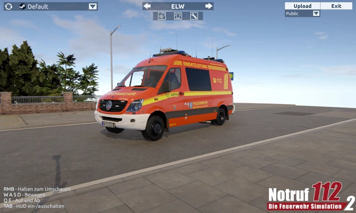 Notruf 112 - Die Feuerwehr Simulation 2: Showroom screenshot