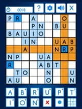 Sudoku with letters and words Image