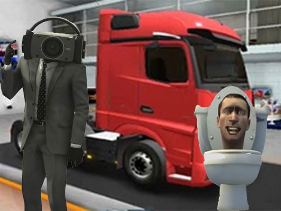 Truck Simulator Skibidi Toilet Game Cover