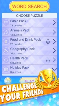 Word Search - Find Hidden Words Live Mobile Puzzle App screenshot