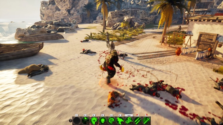 Banana Ninja VS 100 Mann screenshot