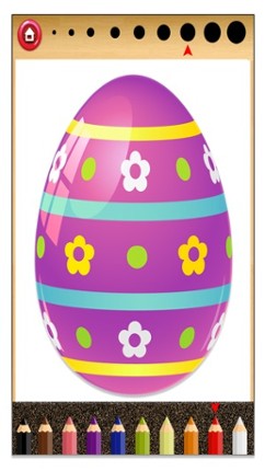 Easter Eggs Kids Coloring Book - Game for Kids screenshot