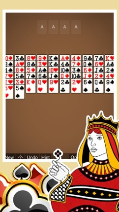 Fortress Solitaire Classic Cards Time Waster Brain Skill Free screenshot