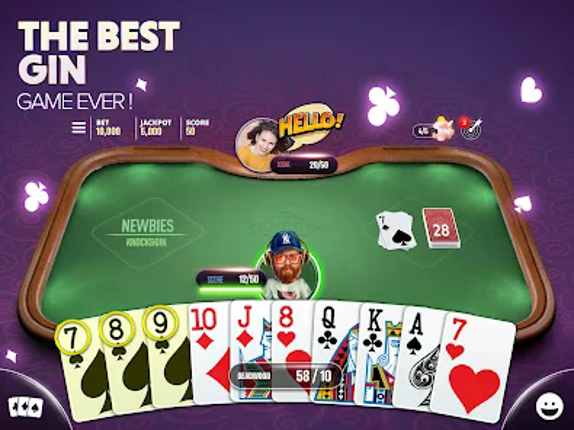 Gin Rummy Extra - Online Rummy screenshot