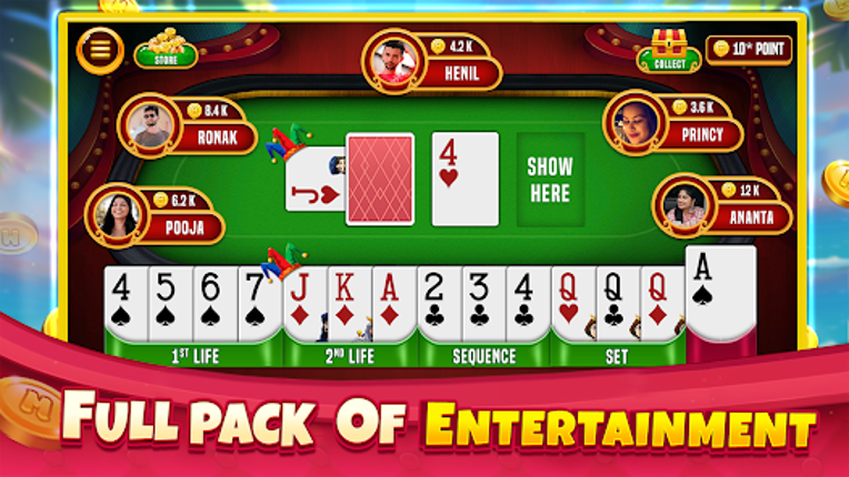 Indian Rummy Offline Card Game screenshot
