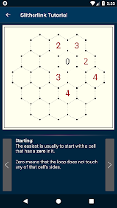 Slitherlink screenshot