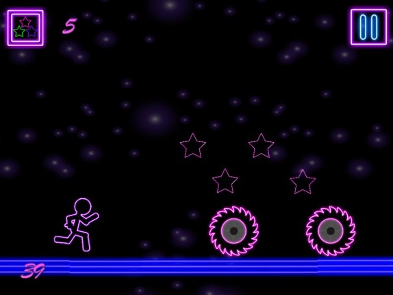 Glow Stick-Man Run : Neon Laser Gun-Man Runner Race Game For Free Image