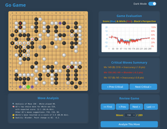Go Game Online with KataNet AI Image