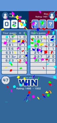 Hit＆Blow Online (Bulls & Cows) screenshot