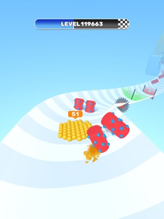 Marbles Race 3D ! screenshot