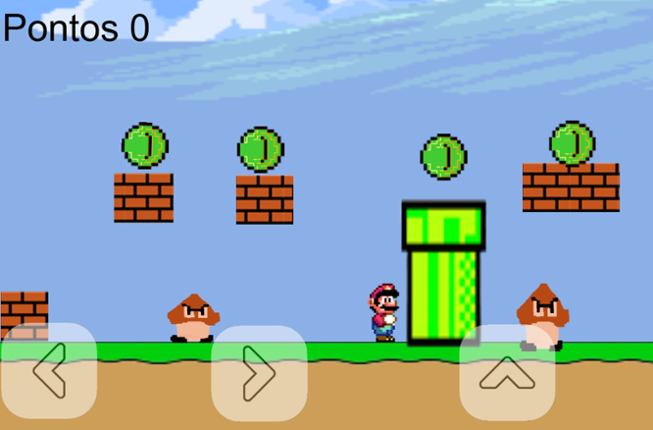 Mario Challenge – Jogo de plataforma criado por Cauã A. no estilo Mario Bros Image