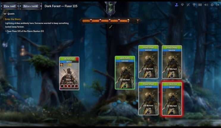 Nocturnal Quest: An Idle RPG Adventure screenshot