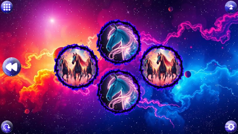 Space Memory: Horses screenshot