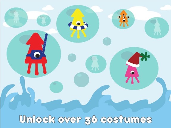 Squishing Squid - Switch and Squish the Colorful Squid screenshot