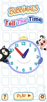 Tell the Time with Bubbimals screenshot