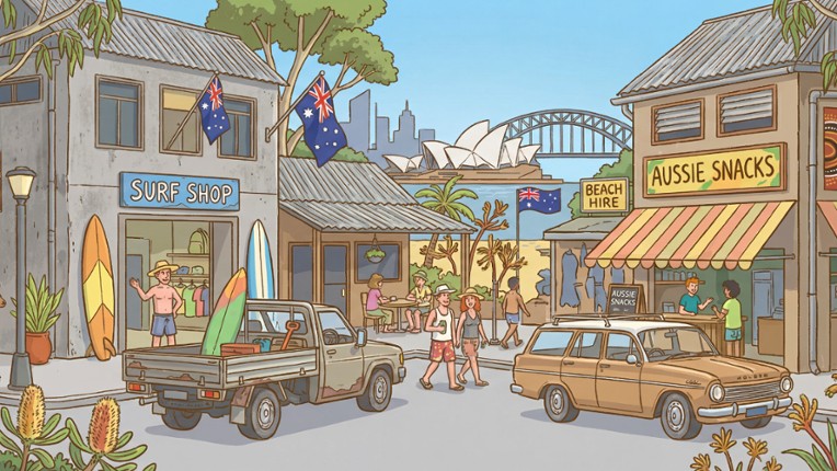 999 Hidden Cats: Australia Together screenshot