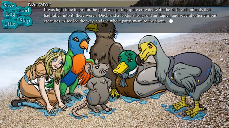 BRG's Alice in Wonderland Visual Novel screenshot