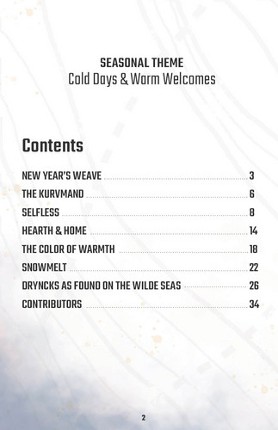 Cold Days & Warm Welcomes: a Wildsea Zine Image