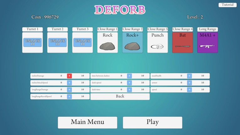 Deforb screenshot