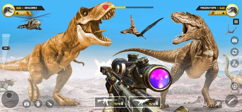 Dinosaur FPS Gun Hunting Games screenshot