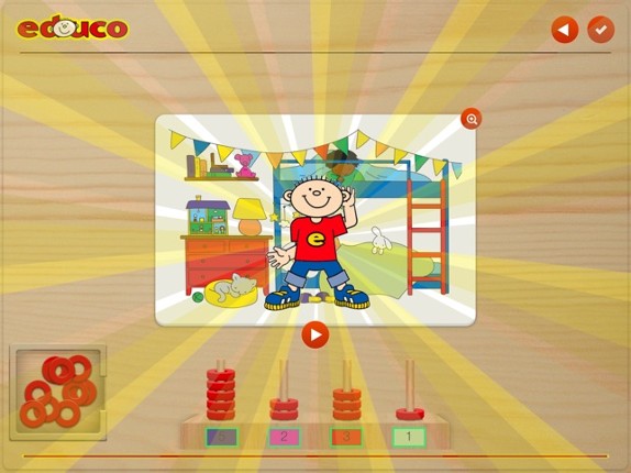 Find and count game on colour Image