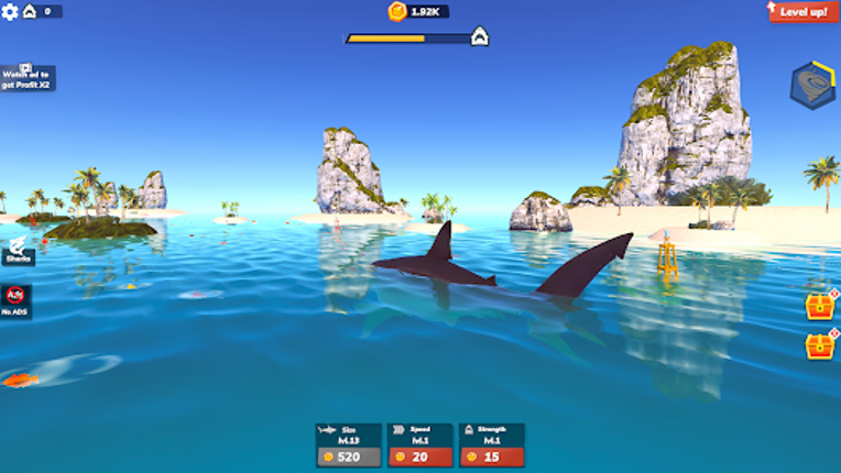 Idle Shark 2-Mega Tycoon Game screenshot