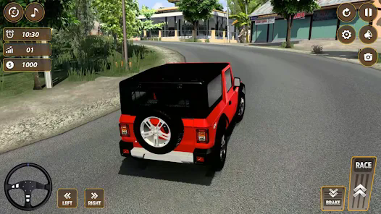 Jeep Game Offroad Thar Game screenshot