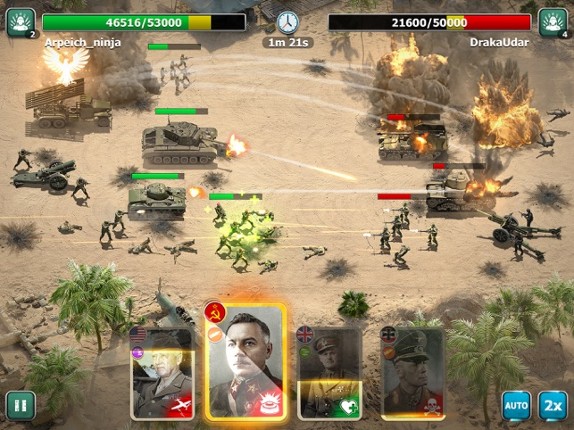 Heroes of War: Idle army game screenshot
