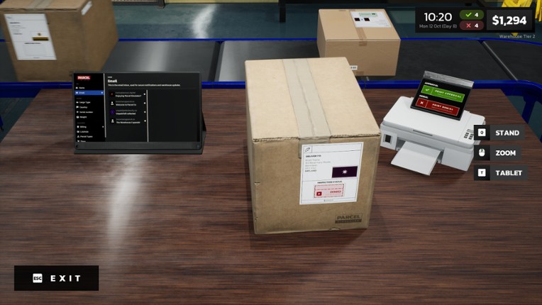 Parcel Simulator screenshot