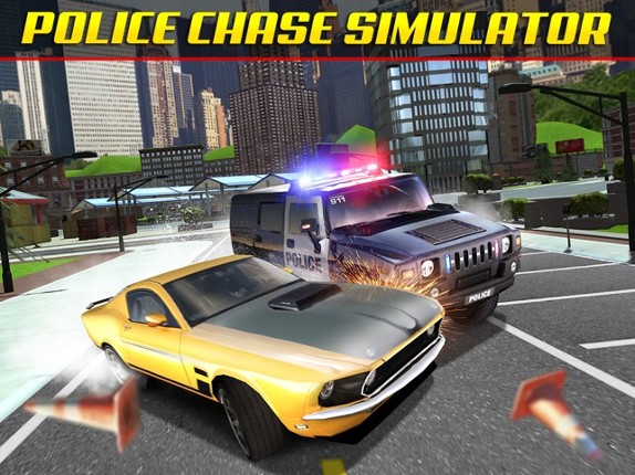 Police Chase Traffic Race Real Crime Fighting Road Racing Game screenshot