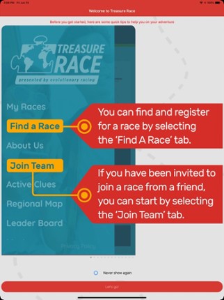 Treasure Race screenshot