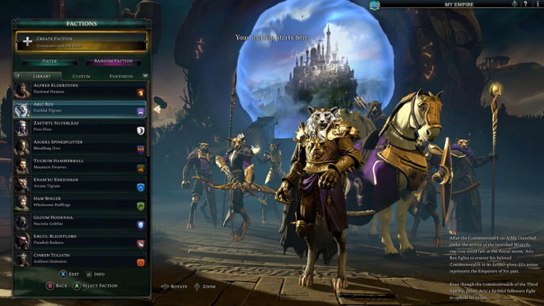 Age of Wonders 4: Starter Edition screenshot