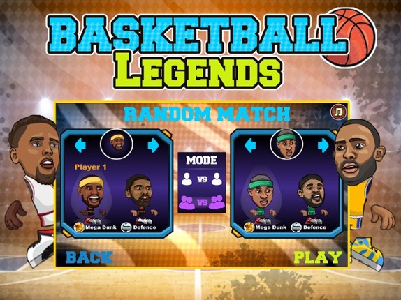 Basketball Legends: Dunk Game Image