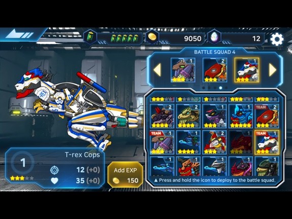Dino Robot Battle Field screenshot