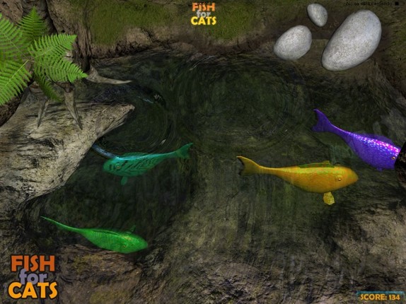 Fish for Cats: 3D fishing game for cats screenshot
