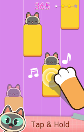 Piano Cat Tiles - Room Design Image
