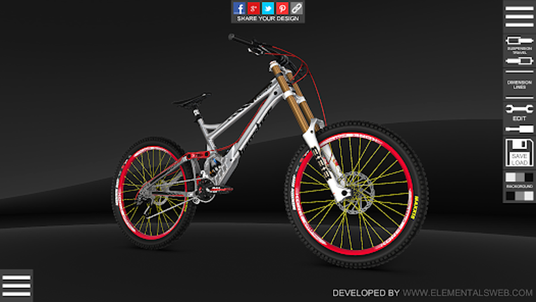 Bike 3D Configurator screenshot