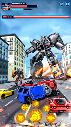 Robot Car Transform Fight Game screenshot