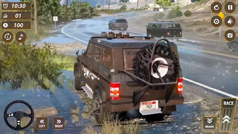 Jeep Game Offroad Thar Game screenshot