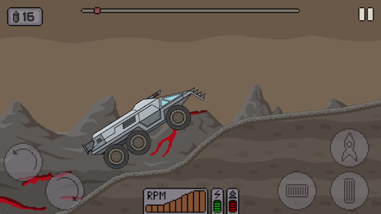 Death Rover: Space Zombie Race screenshot