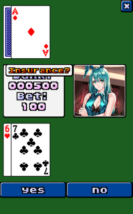 video blackjack screenshot