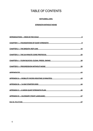 Kettlebell Zen — Strength Without Noise Image