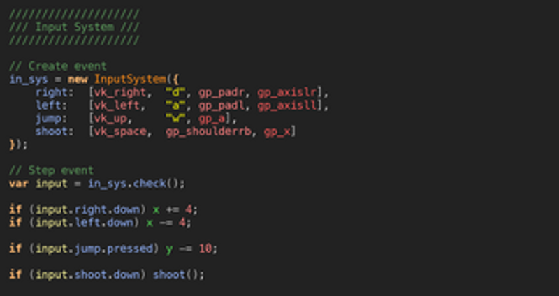 Menu and Input System for GameMaker screenshot