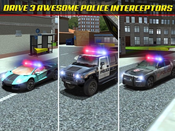 Police Chase Traffic Race Real Crime Fighting Road Racing Game screenshot