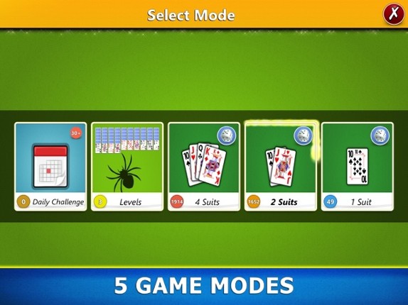 Spider Solitaire Mobile screenshot