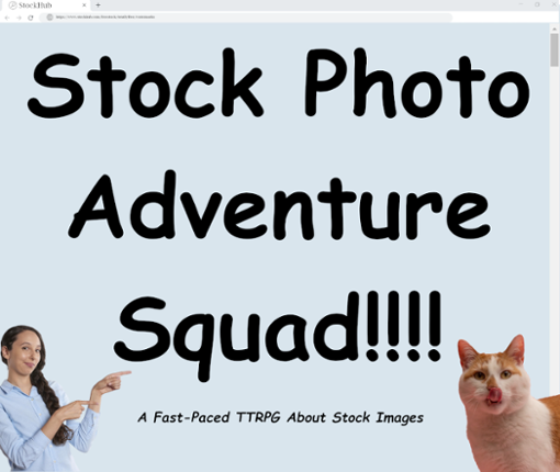 Stock Photo Adventure Squad!!! Game Cover