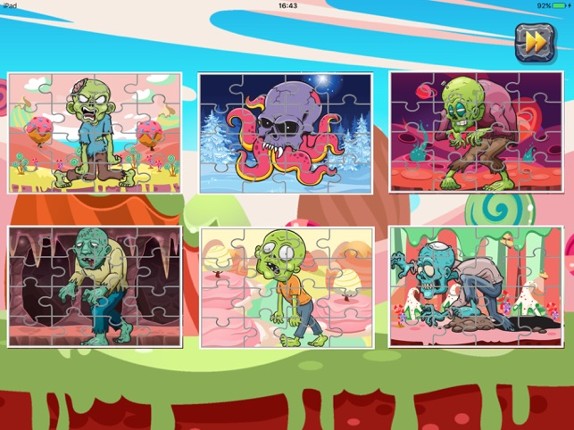 Zombie Ghost Jigsaw Puzzle For Toddlers And Kid screenshot