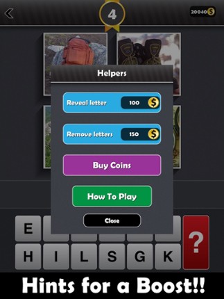 All 4 One Word-Whiz: The #1 memory game for kids and adults. Perfect for brain training. screenshot